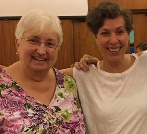 Dorothy Jones and Lenni Jabour, June 2017, London Ontario.